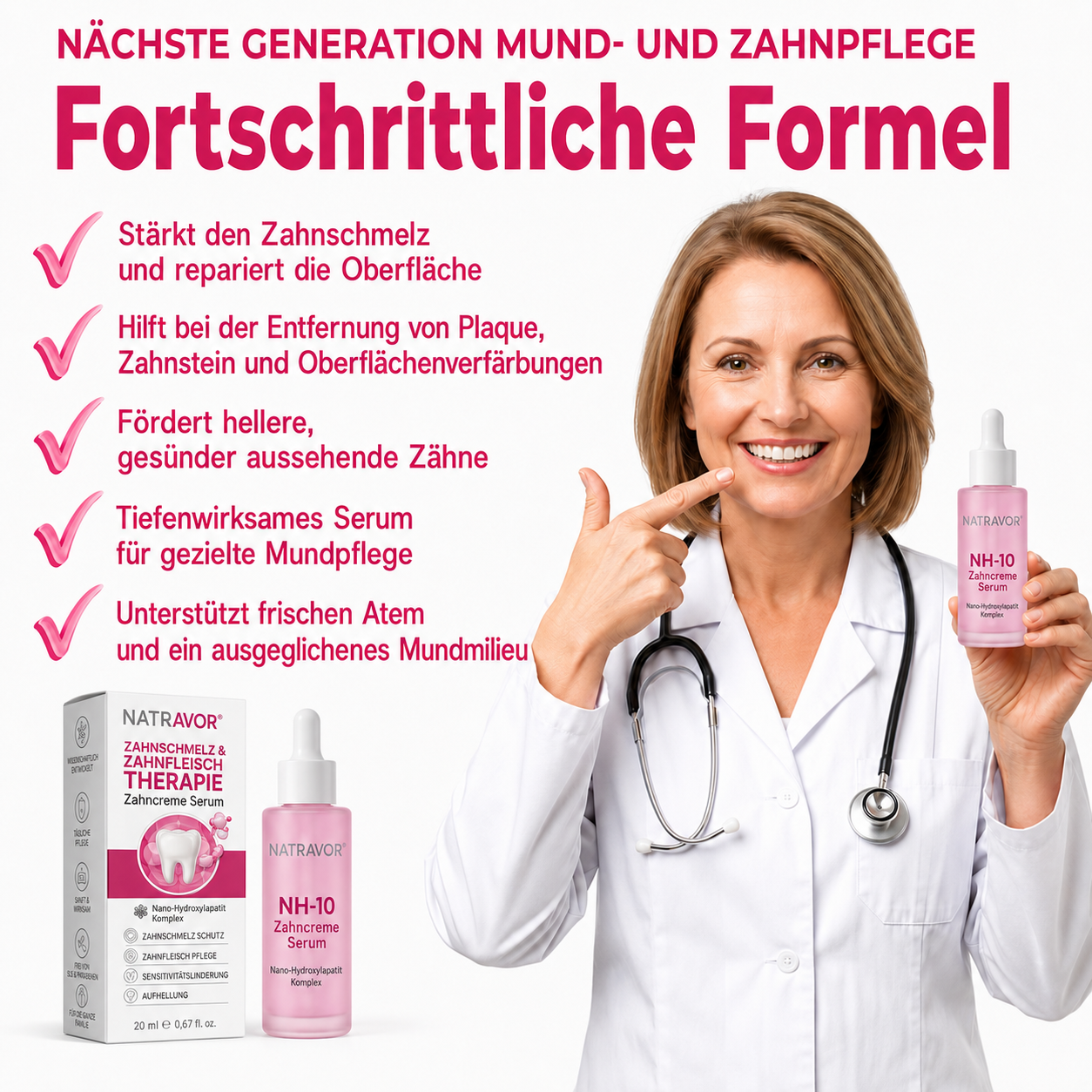 🪥Natravor® Thismile NH-10 Zahnpasta-Serum für Zahnschmelz und Zahnfleisch – Advanced Therapy