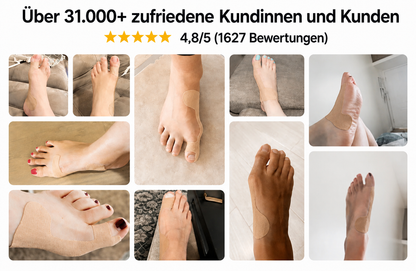 🏅 Natravor® Botanisches Komfort-Pflaster bei Hallux valgus 👠 Flexible Fußpflege + pflanzlich inspirierte Komfortformel b